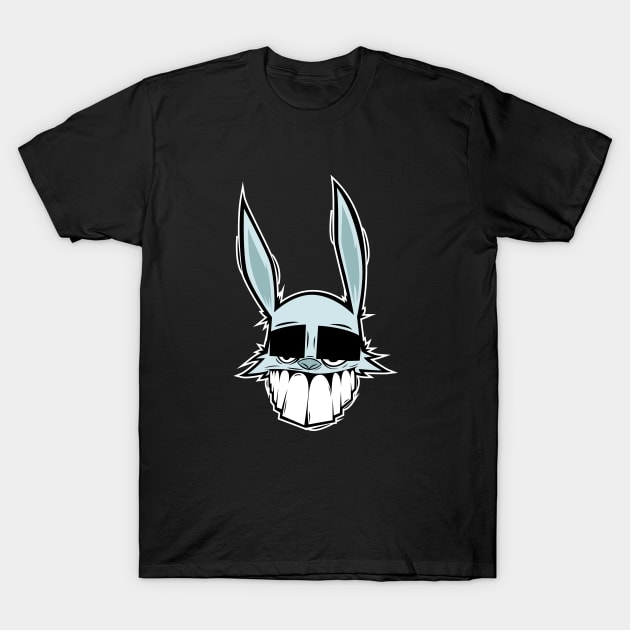 Crazy Rabbit T-Shirt by GorillaDigital